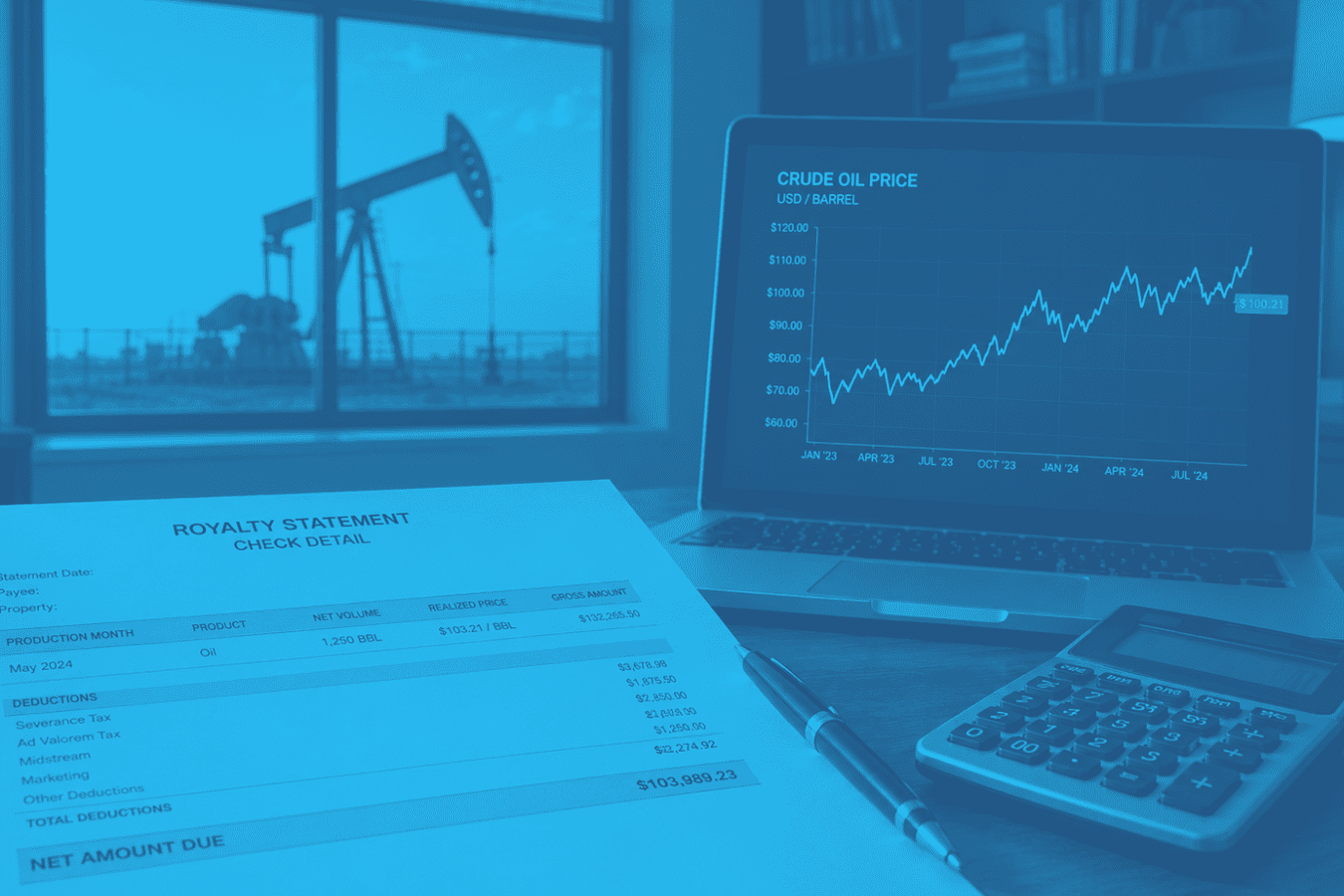 Why $100 Oil Hasn’t Hit Your Royalty Check Yet — And When It Will